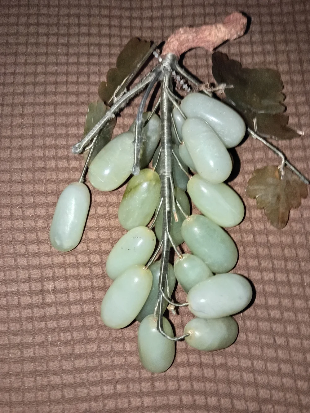Vintage Chinese Light Green Jade Home Accent